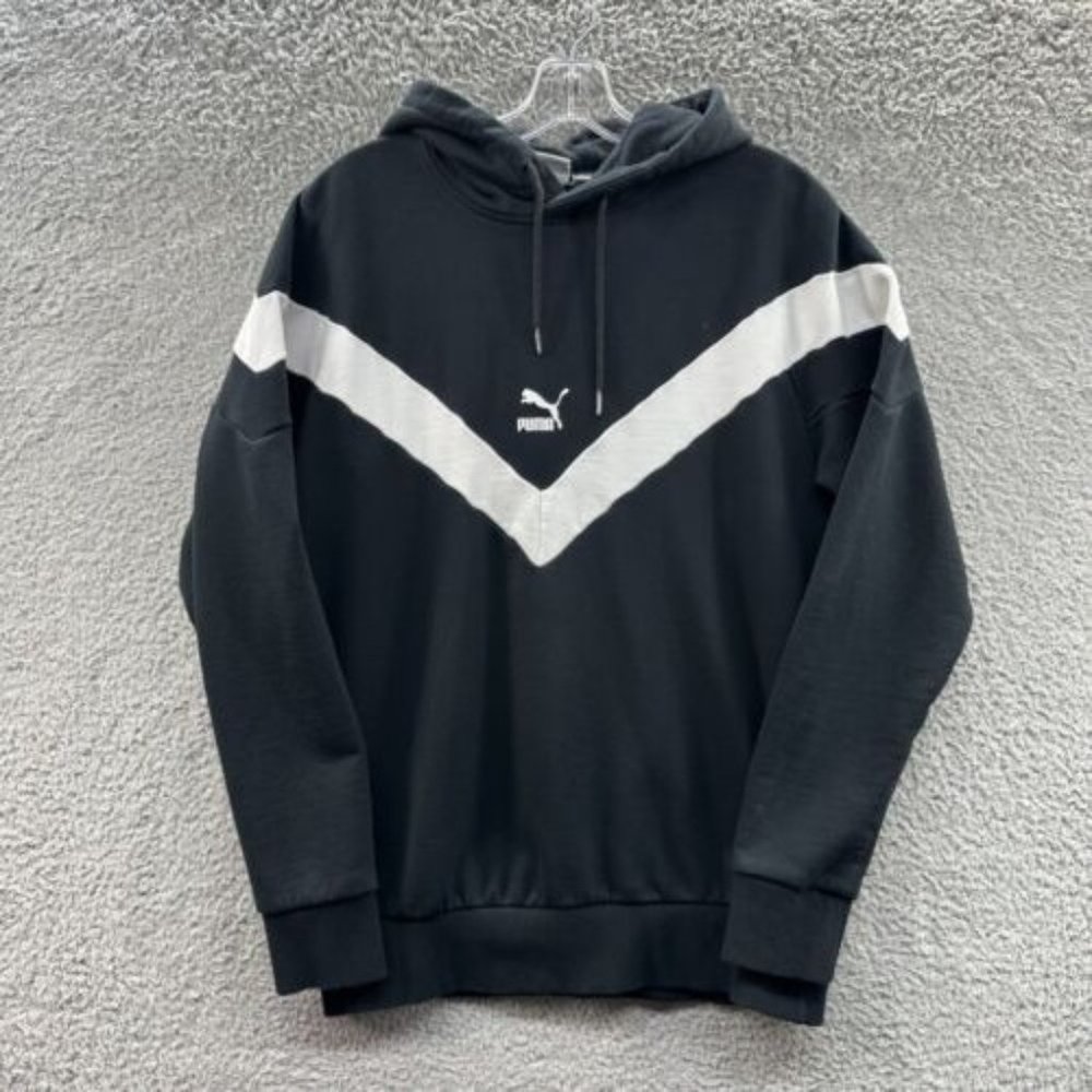 Puma Hoodie Boys Small Black/White Hoodie Boys‎ S